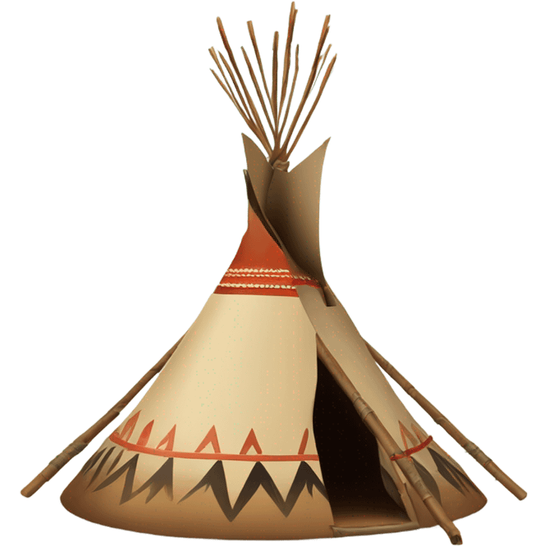 indigenous tipi emoji