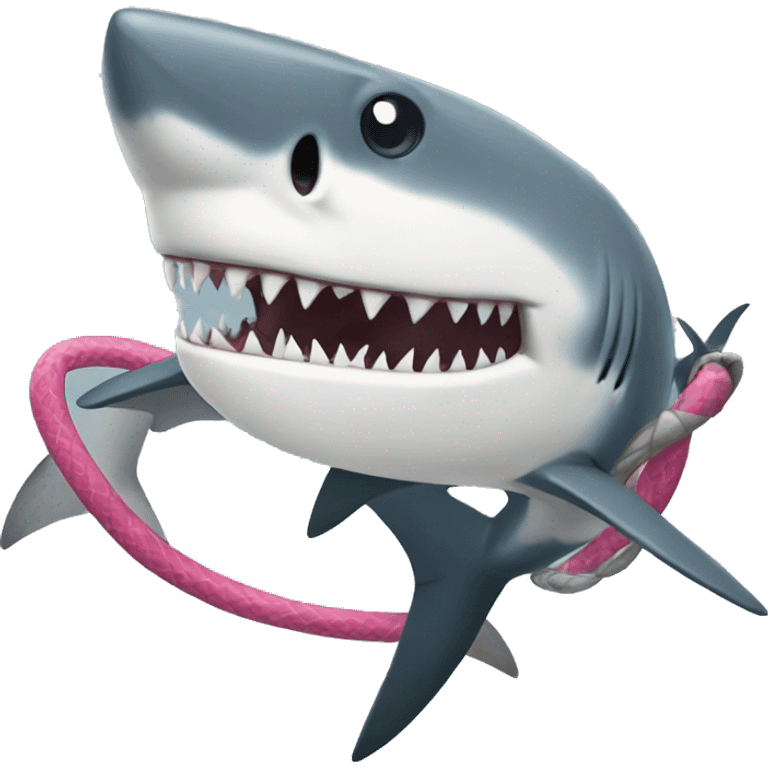 shark with pitvipers emoji