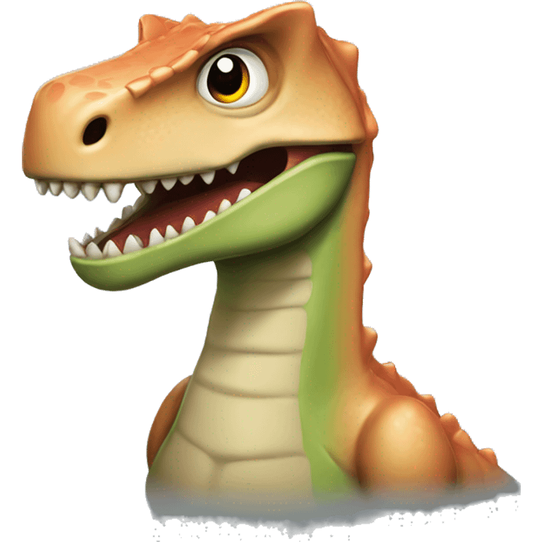 Dino con tutú  emoji