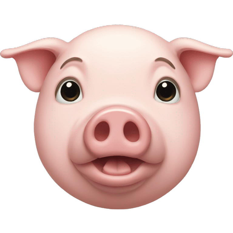 Pig ready to Countdown  emoji