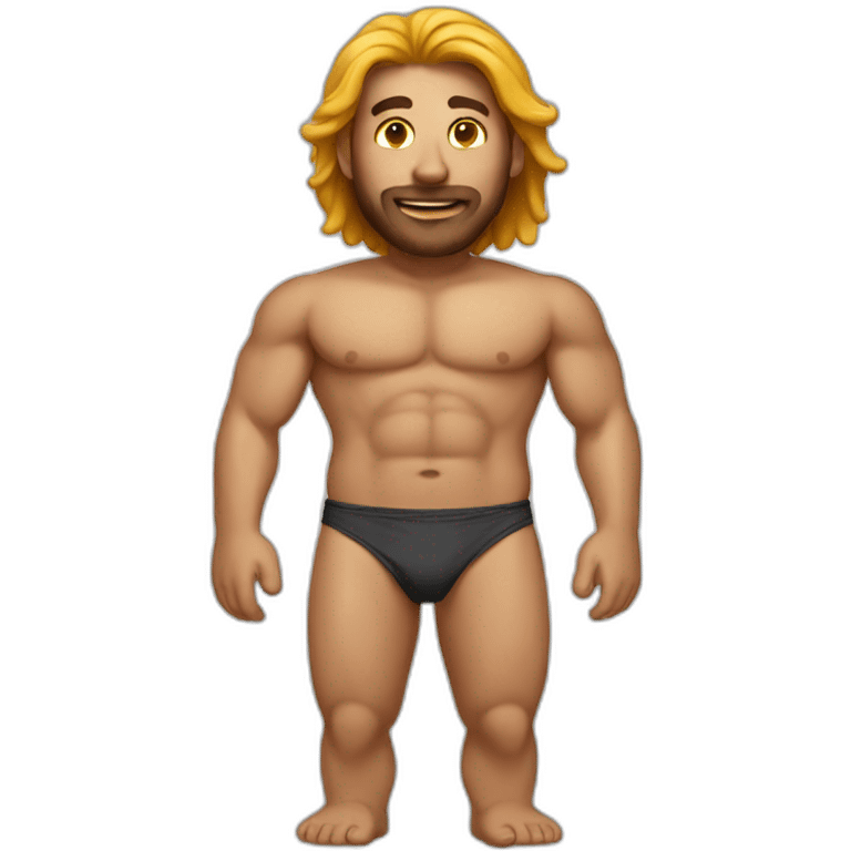 man bikini emoji