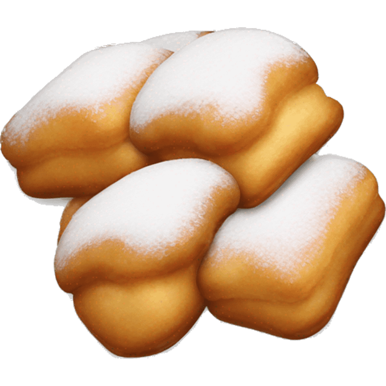 beignets flat emoji