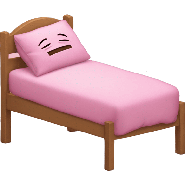 Pink sleepy sign  emoji