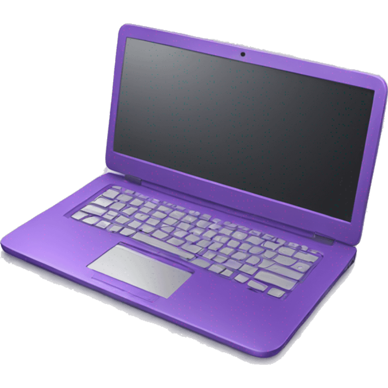 purple laptop computer emoji