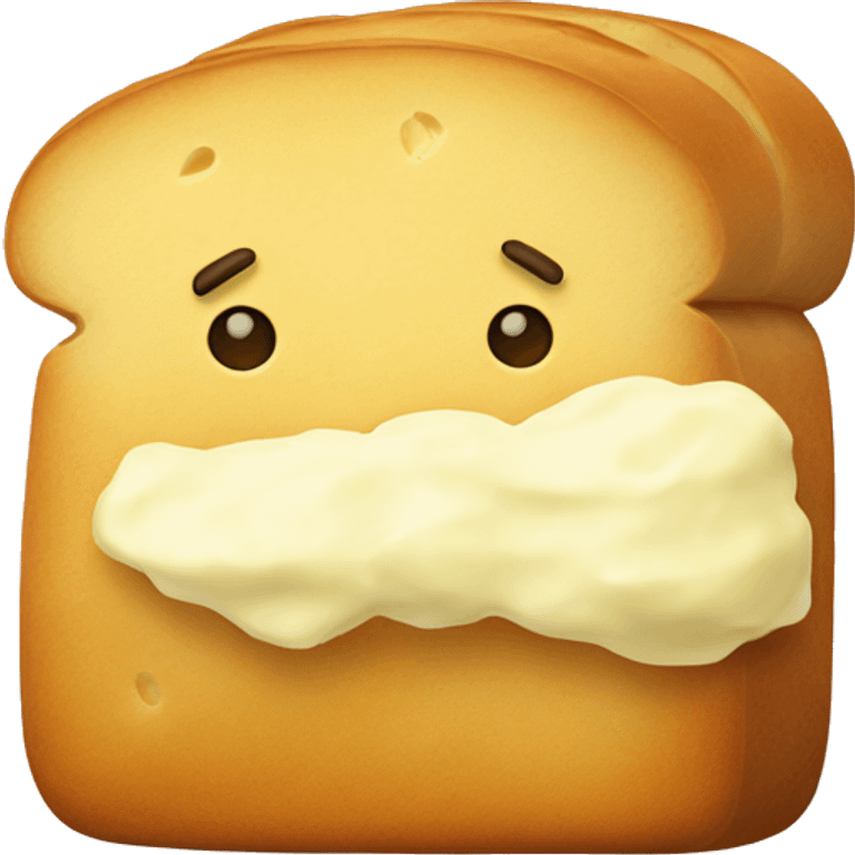 Bread with butter emoji