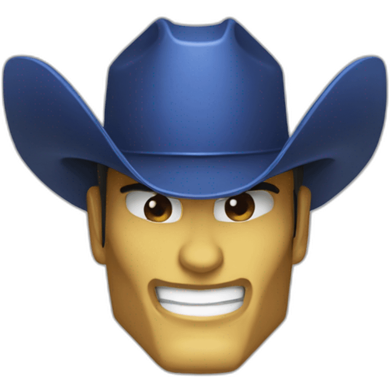 Optimus prime winking with a cowboy hat emoji