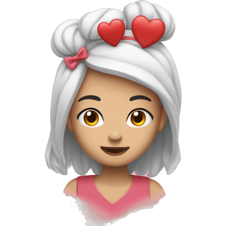 Love with love emoji