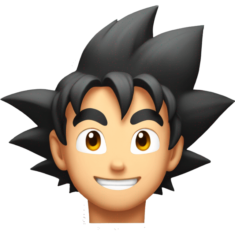 Goku smiling emoji