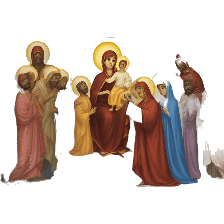 Introduction of the Most Holy Theotokos to the temple emoji