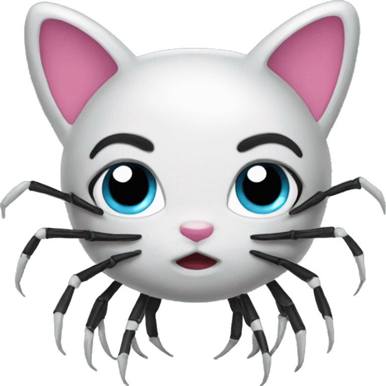 Hello spider kitty emoji