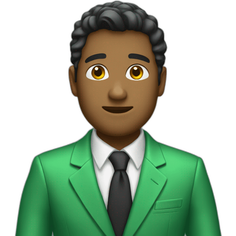 Green blazer emoji