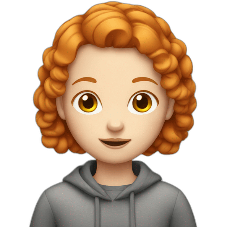 Ginger girl emoji