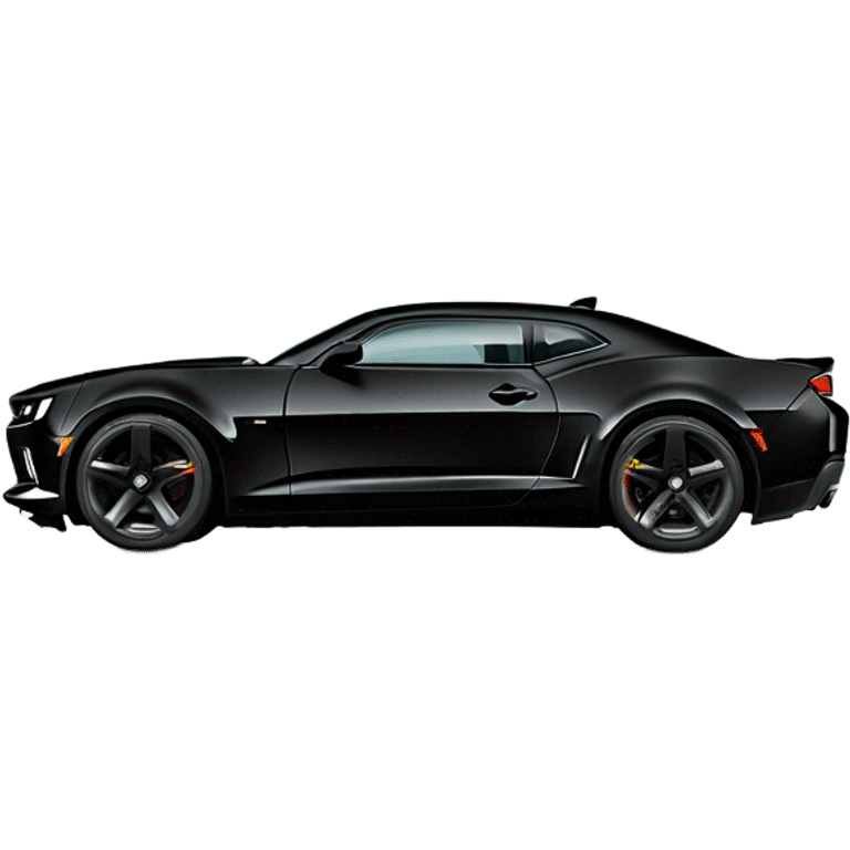 Black 2018 camaro emoji