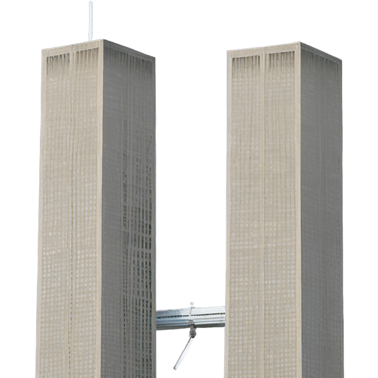 The twin towers  emoji