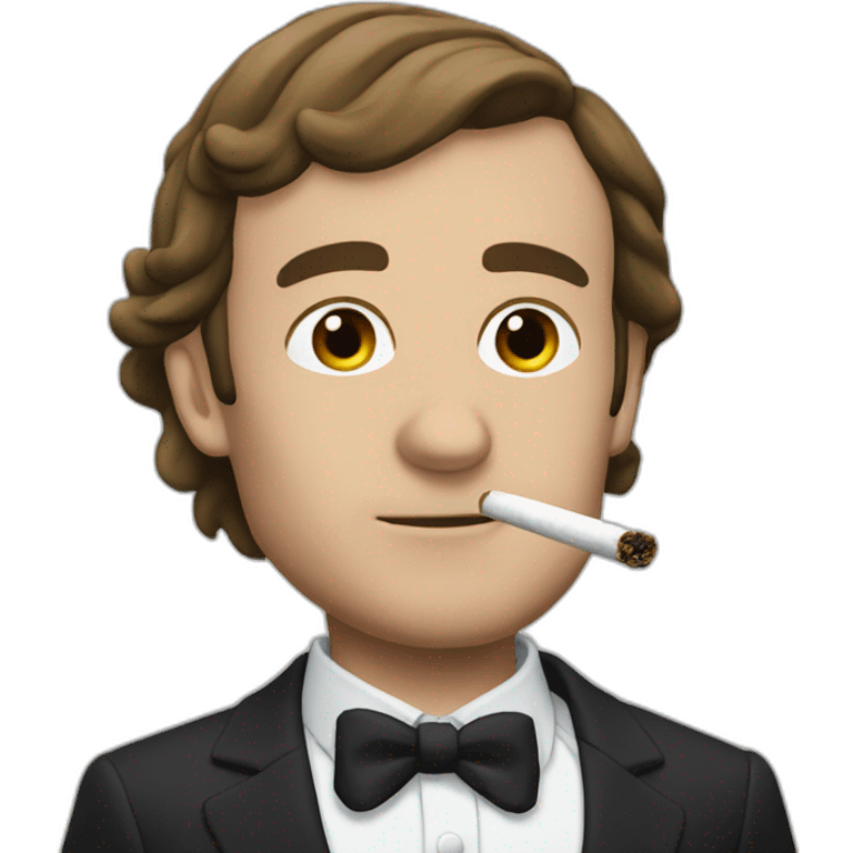 Macron-smoking-weed emoji