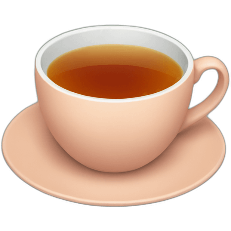 A cup of tea emoji