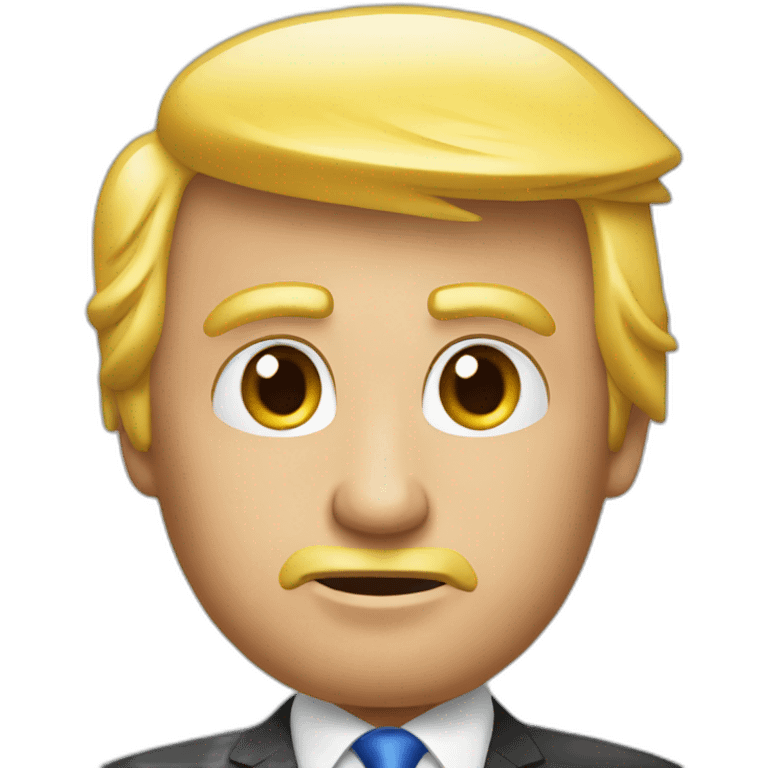 Trump avec calvitie emoji