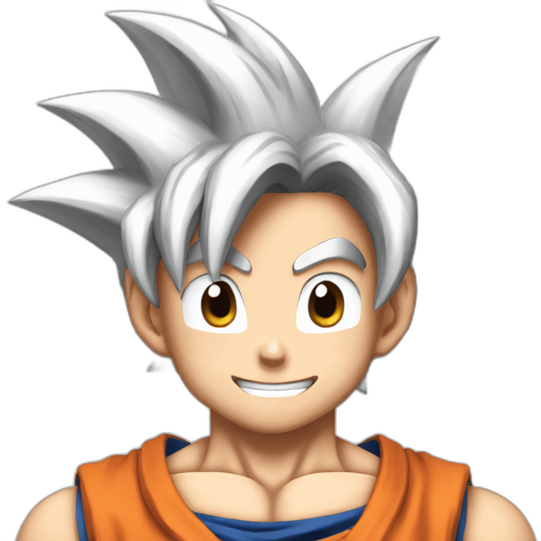 Goku Happy emoji