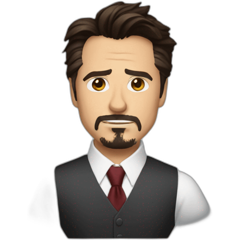 tony stark-I knew it emoji