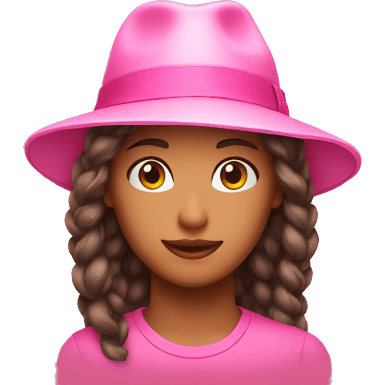 PINK HAT emoji