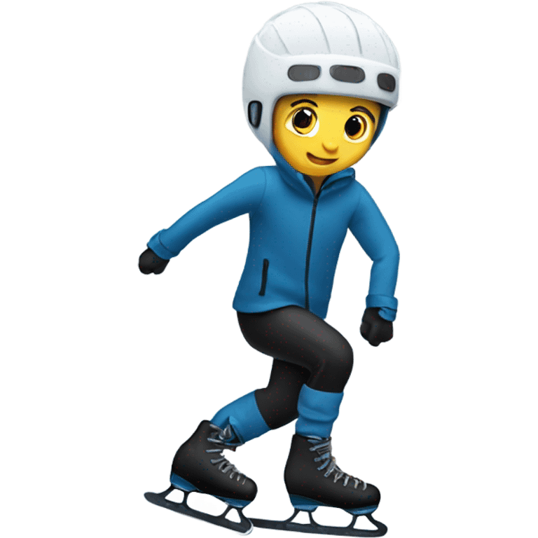 Sigma ice skating emoji