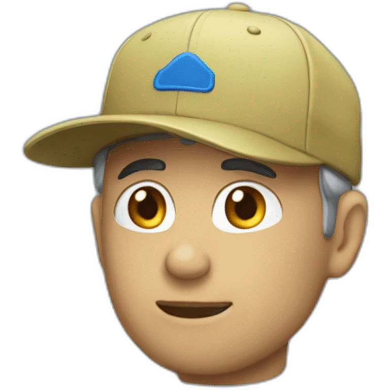 Blue Cap emoji