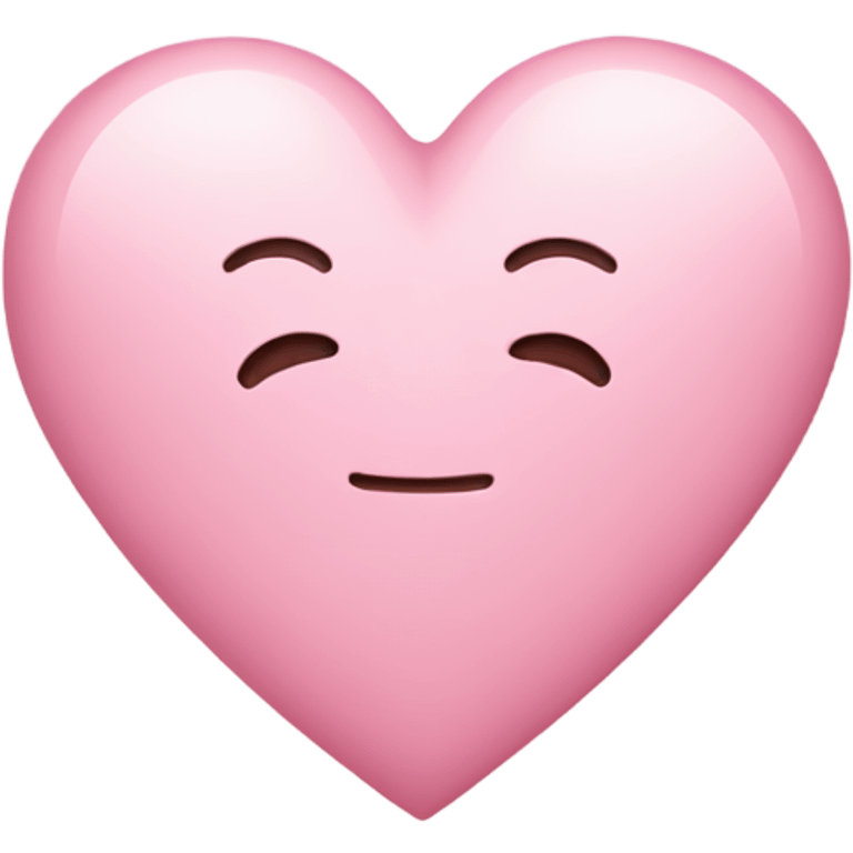 light pink heart emoji