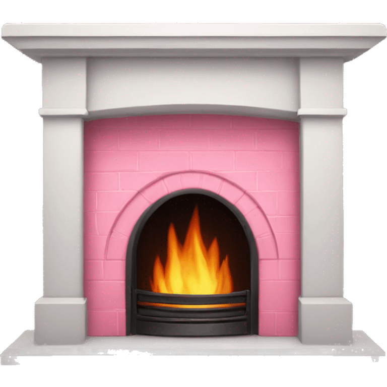 Pink fireplace  emoji