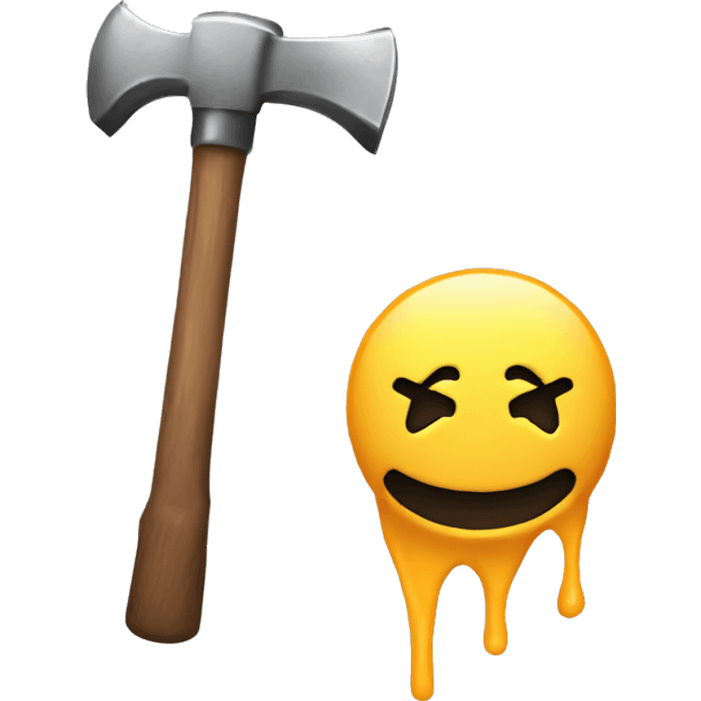 Hammer and sick emoji