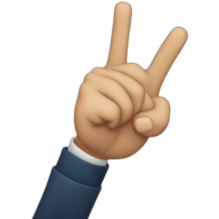 man gesturing thumbs down emoji