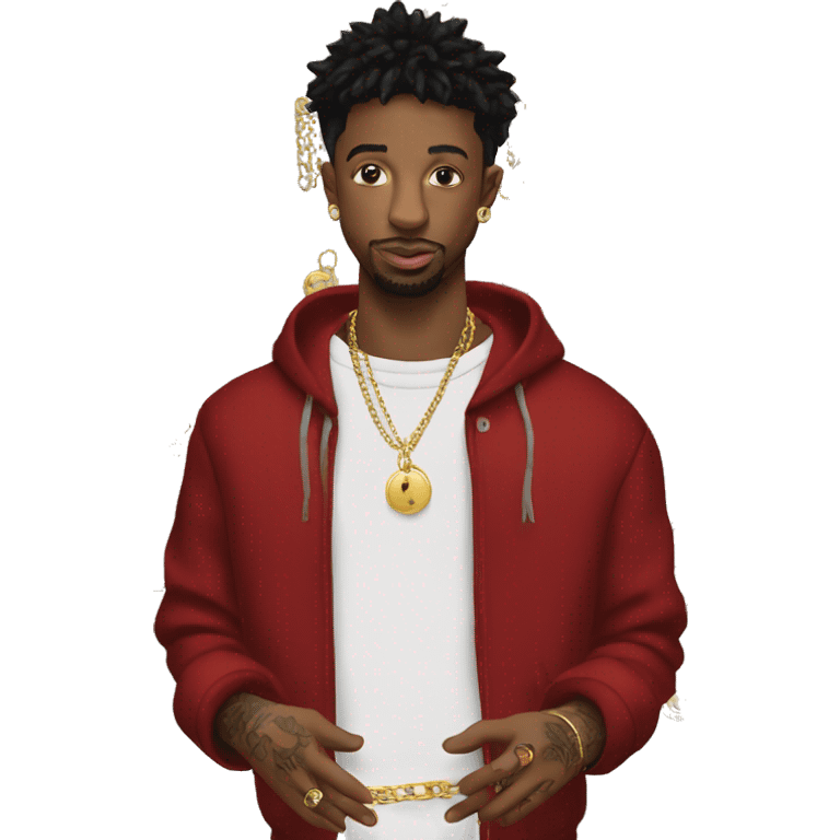 21 savage buying chains emoji