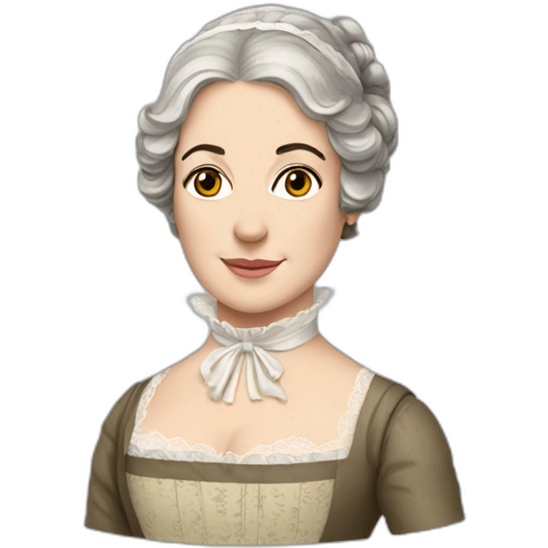 jane austen as a transformer emoji