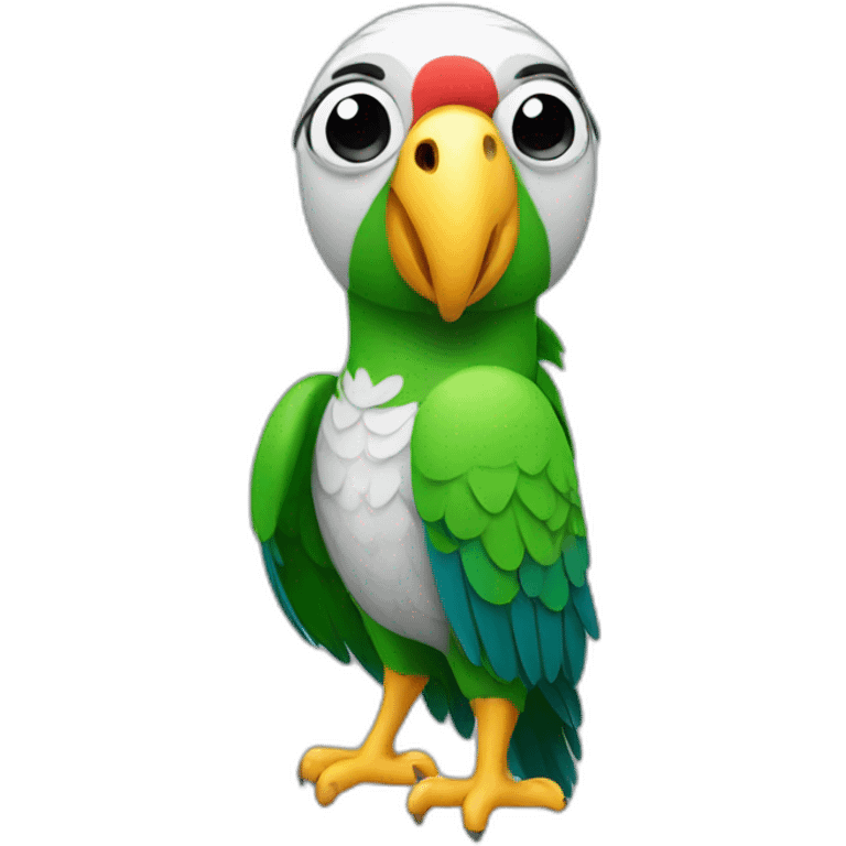 parrot teacher emoji