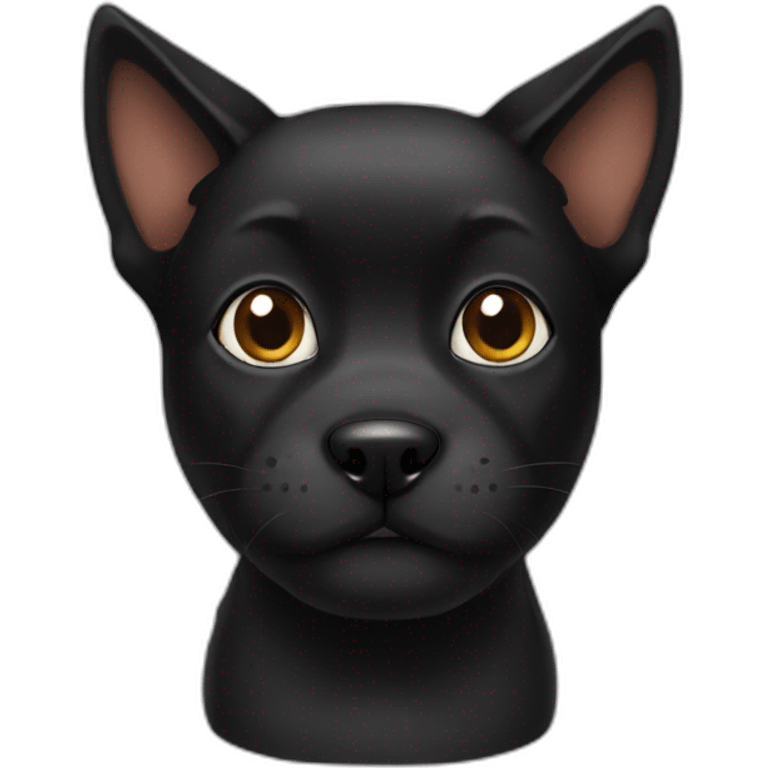 Cat-black-dog emoji