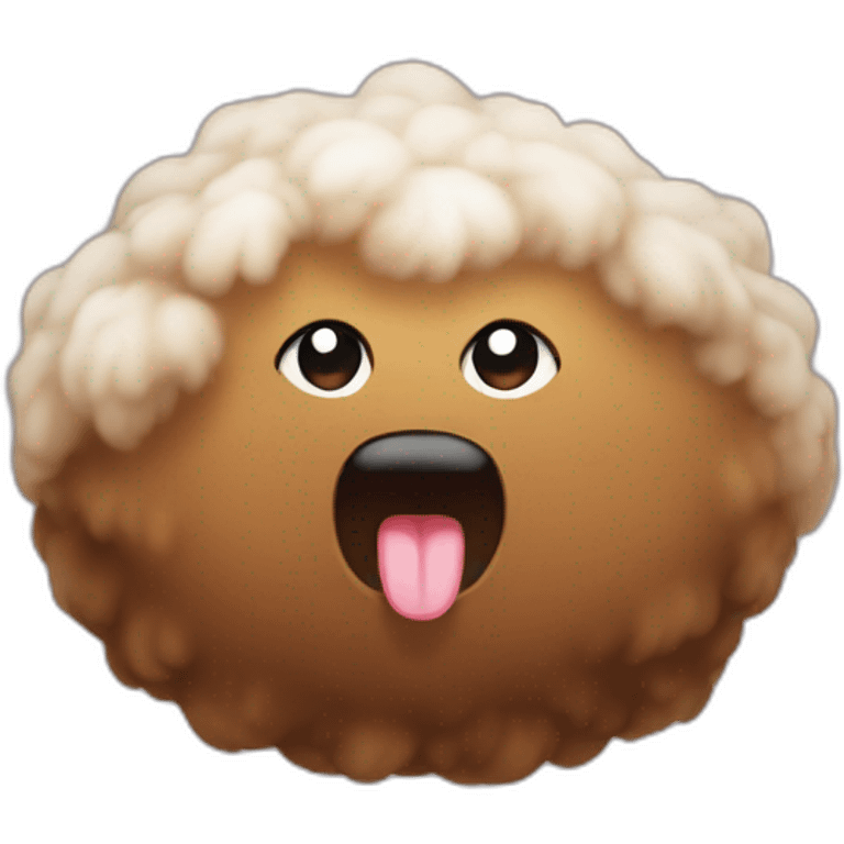 Floofy poop emoji