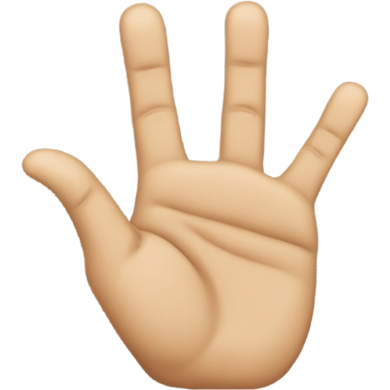 a hand that shows Rock On Hand Sign emoji