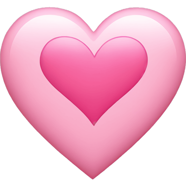 Pink heart emoji