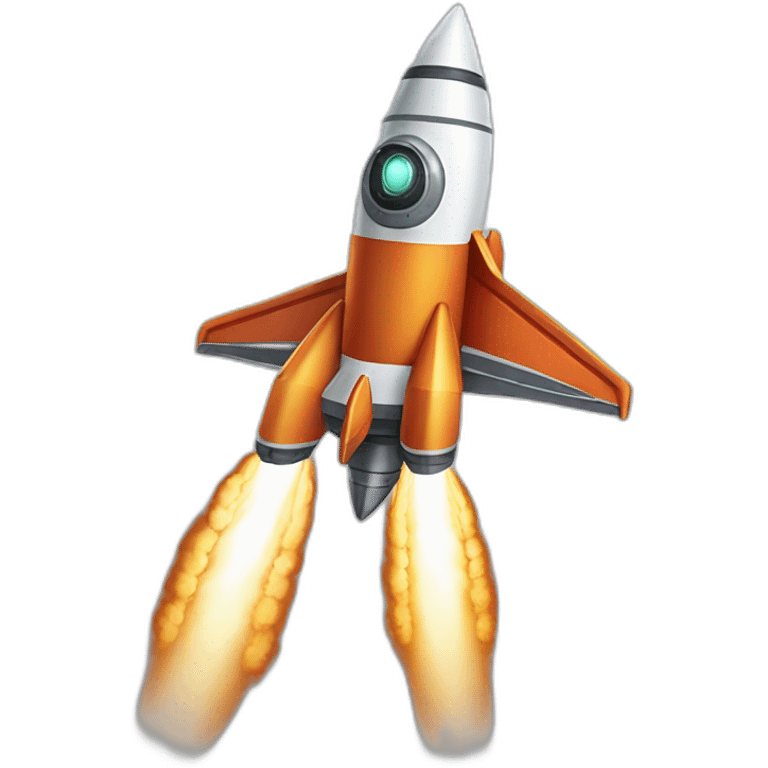 rocket with starfire boost emoji