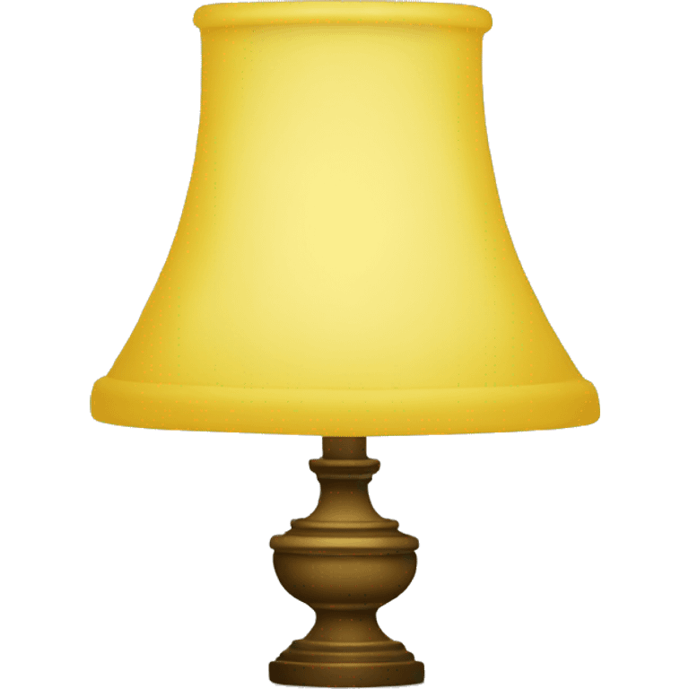 Yellow lamp  emoji