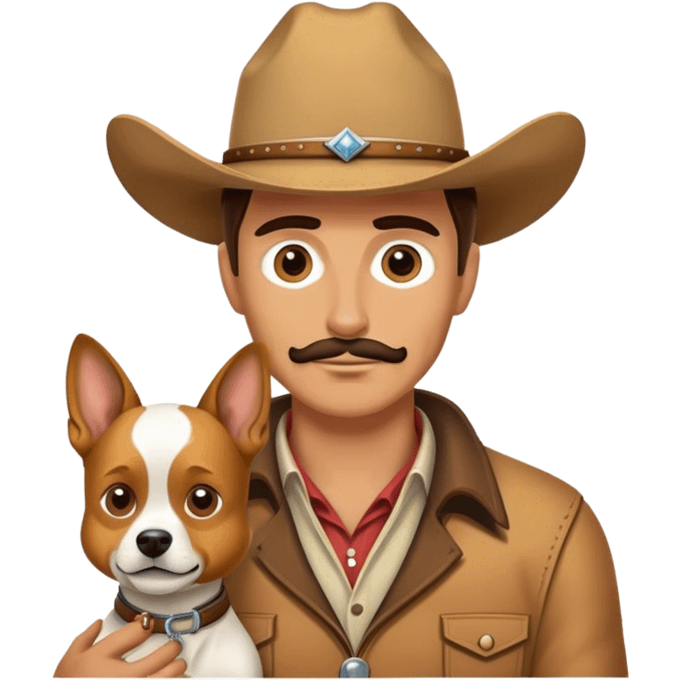 Dog dog dog dog cowboy emoji