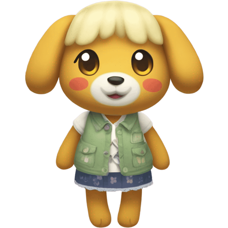 Animal Crossing Isabelle as Jellycat emoji