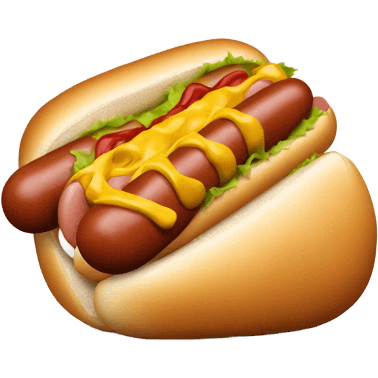 hot dog emoji