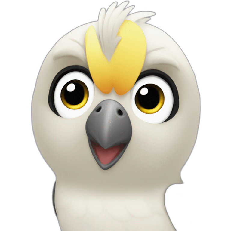 cockatiel With gan emoji