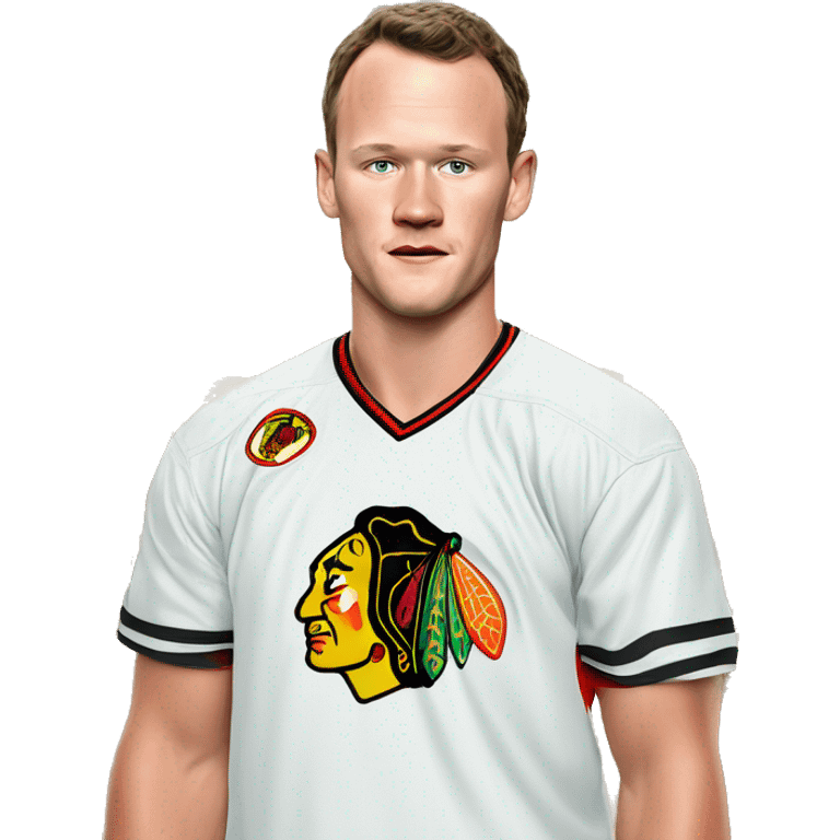 Jonathan Toews as beach bum emoji