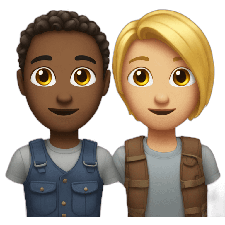 two friends emoji