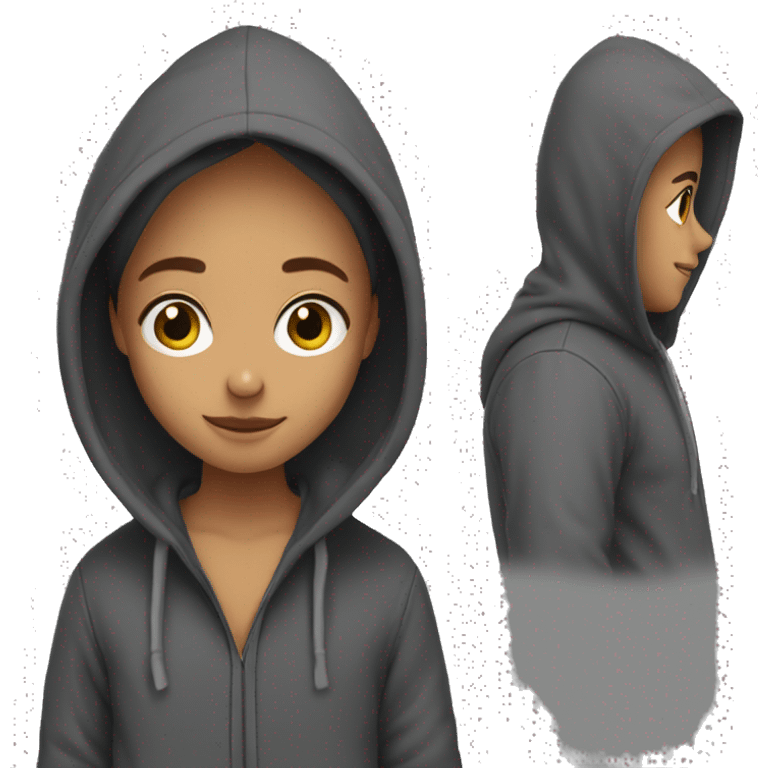 Me in a hoody emoji