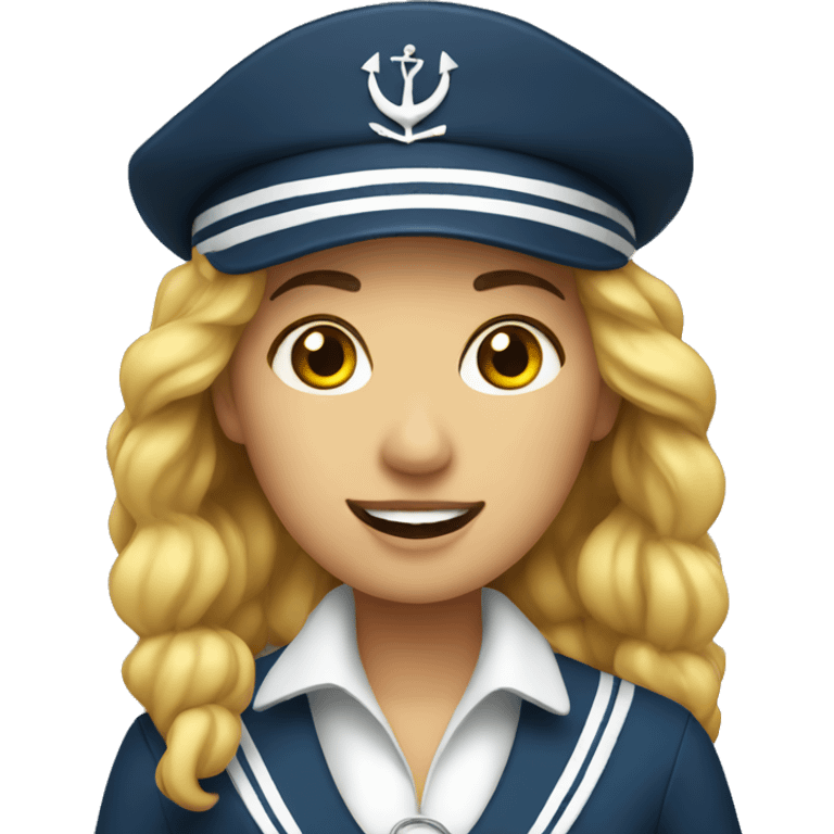 Woman sailor emoji