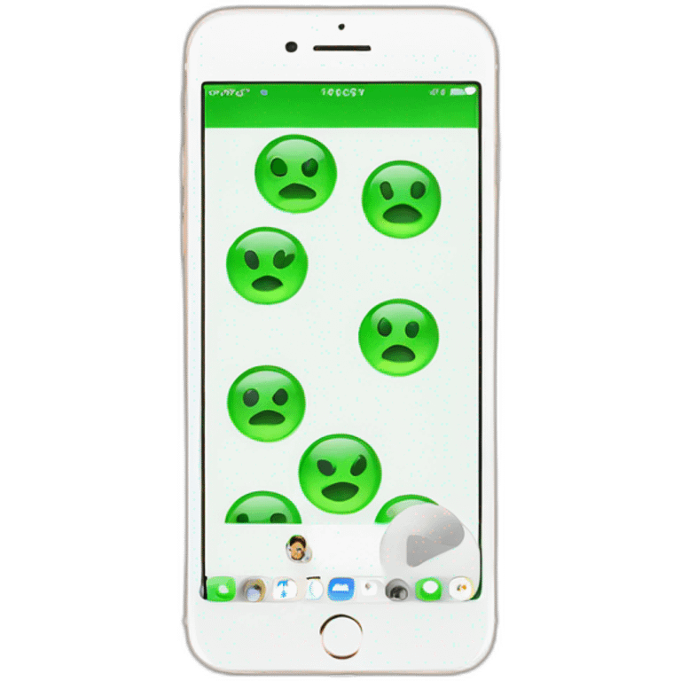 iphone-with-green-checkmark-on-screen-facetime-incoming-call emoji