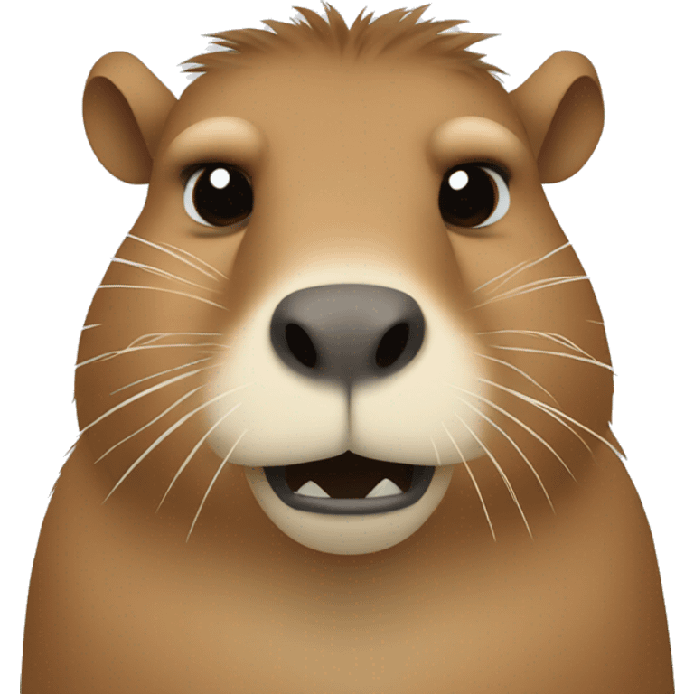 Angry capybara  emoji