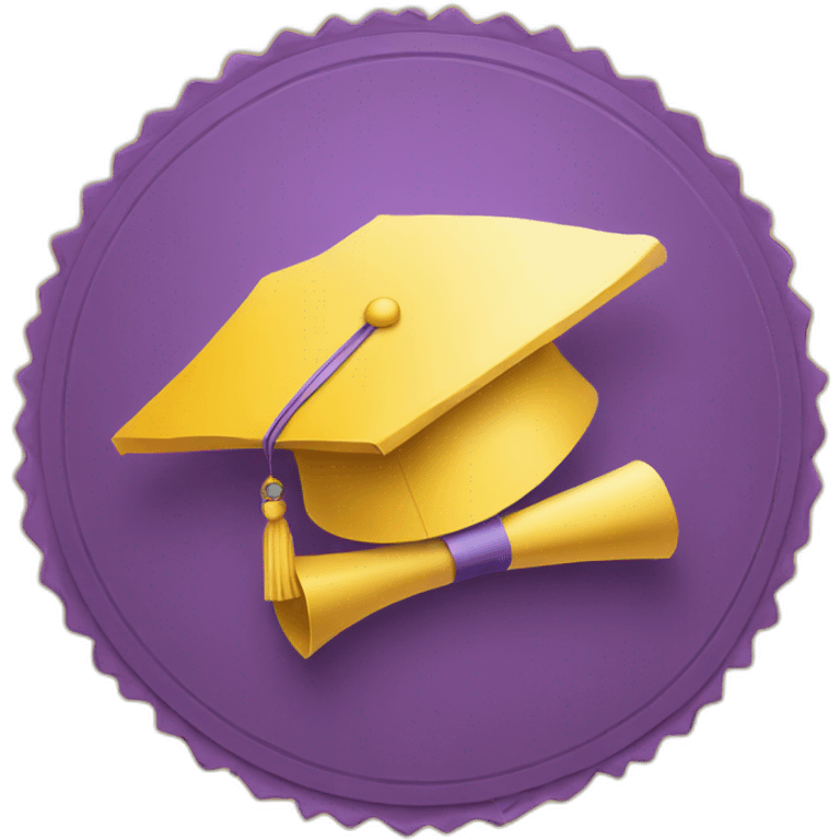 yellow diploma emoji